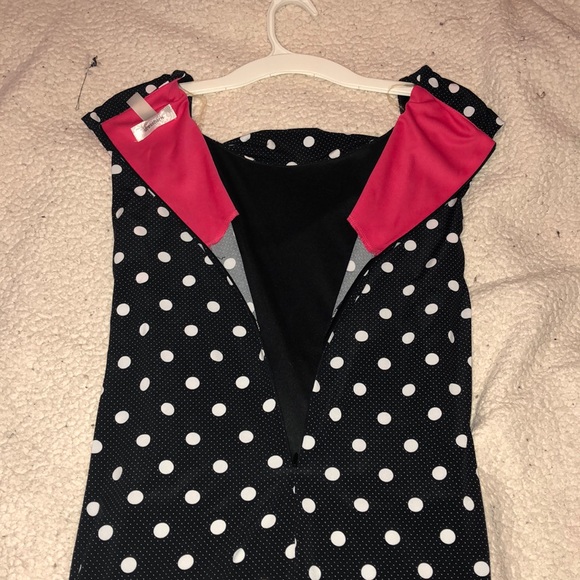 Black and white cocktail dress - Picture 4 of 7